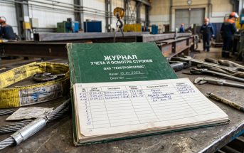 Журнал учета и осмотра стропов: правила ведения и образец заполнения